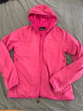 Marmot Pink Hooded Lightweight Jacket, windbreaker